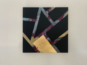Nicola Stolte: Geometrie, Acryl, 50 x 50 cm